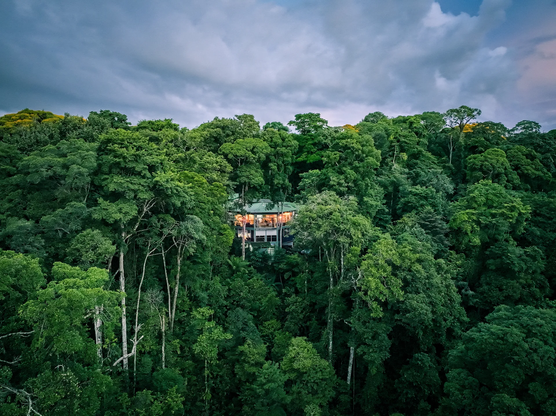 Aerial drone view of El Genio Estate